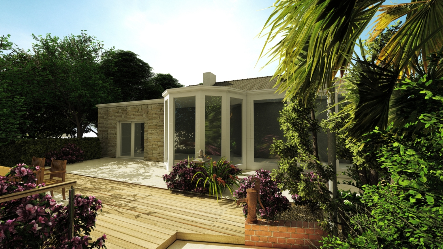 Conception 3D, conception de projets sur mesures, plan paysager, visuels par insertion numériques