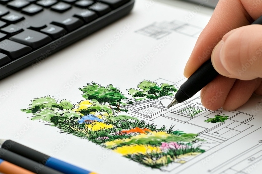 Conception de plan paysager pour vos jardin aux abords de Carquefou